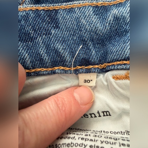 Anthropologie x Marimekko Maridenim Unikko Barrel Jeans Sz 30 Floral Maximalist - Picture 11 of 14